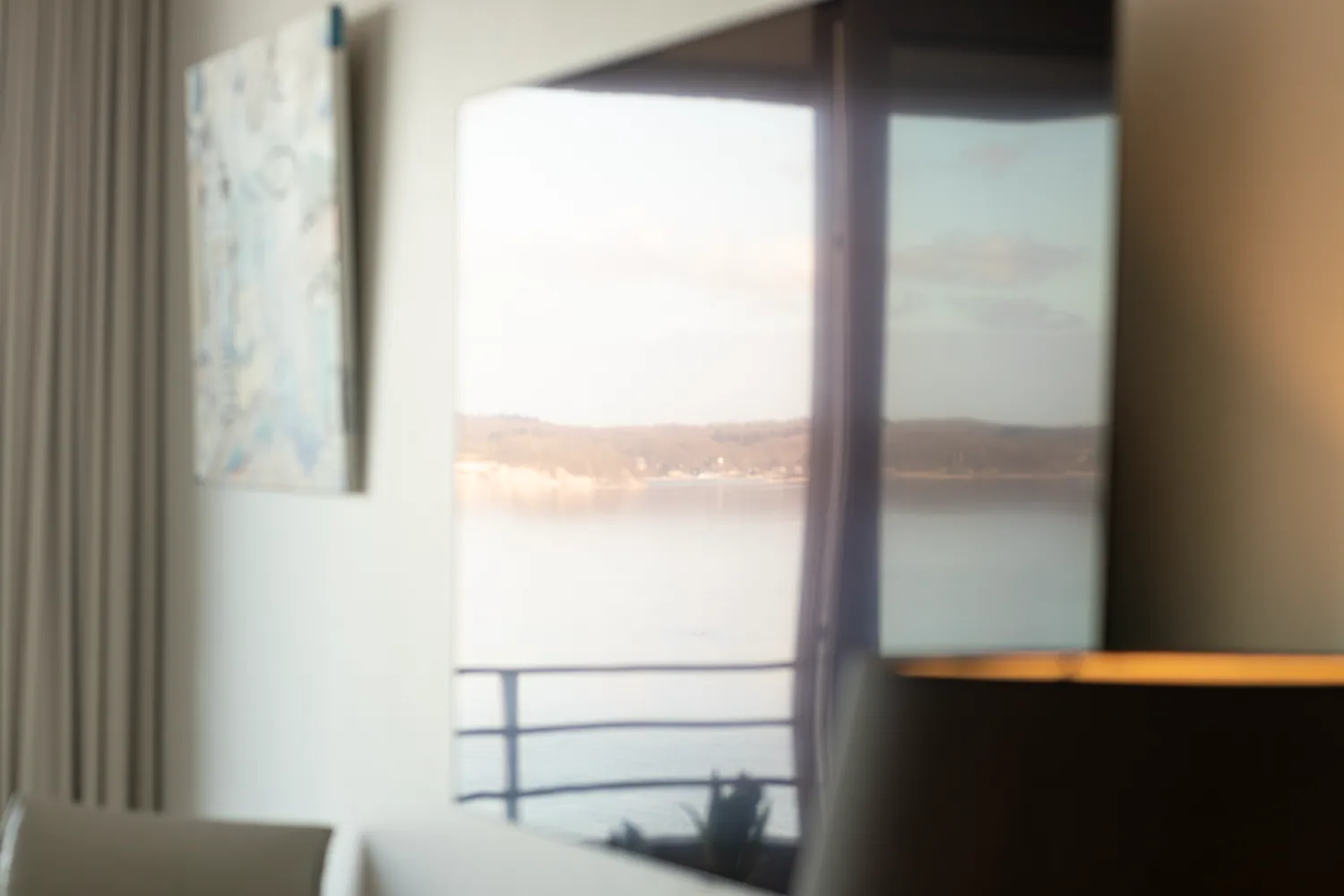 Exklusiver Meerblick von der Ferienwohnung Fjord Panorama über die Flensburger Förde